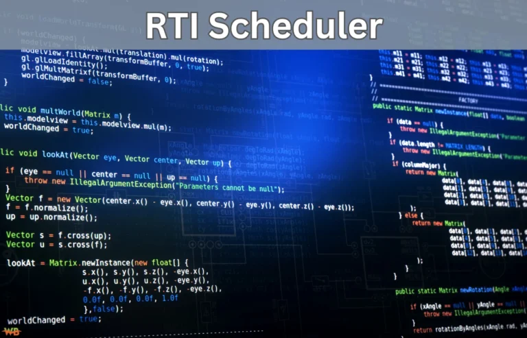 RTI Scheduler