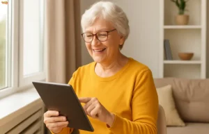 Rethinking Adult Care: Empowering Lives Through Flexible Services Empowered senior managing adult care from home using flexible person-centered services