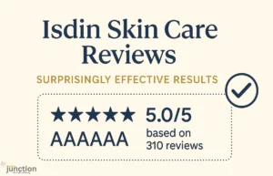 Isdin Skin Care Reviews summary with five-star rating and positive customer feedback