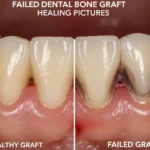 failed dental bone graft healing pictures