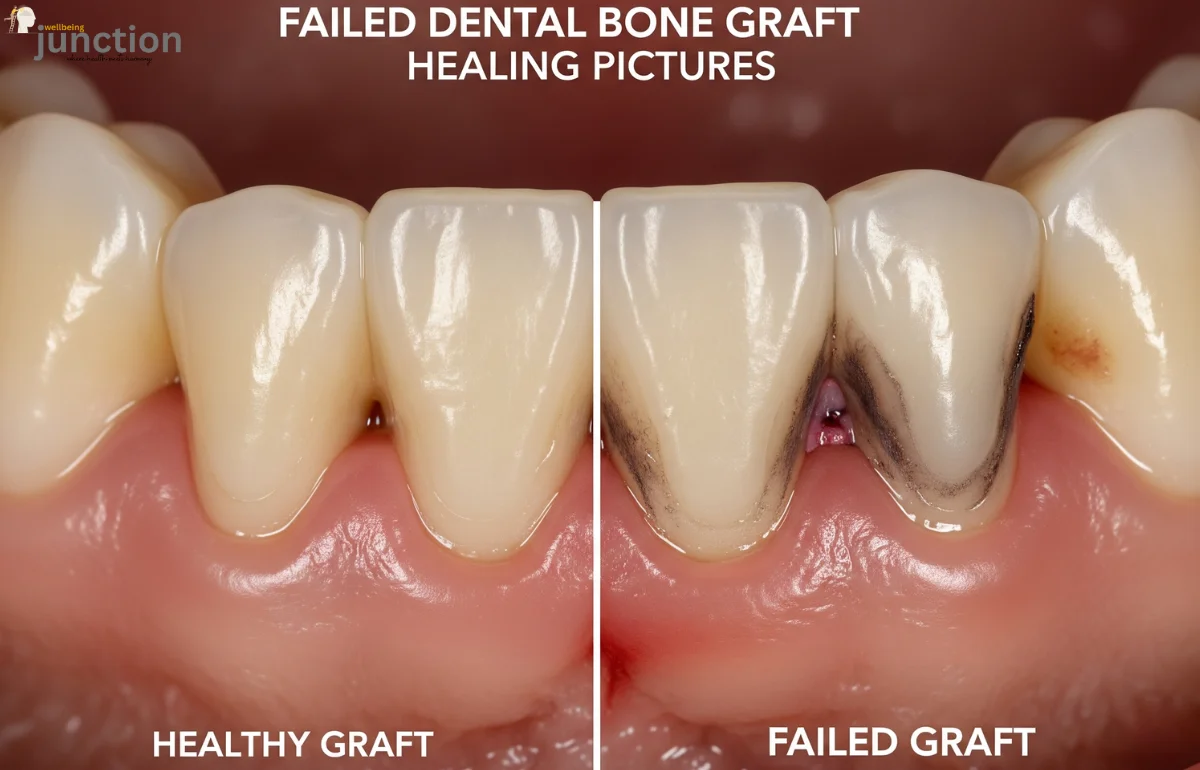 failed dental bone graft healing pictures