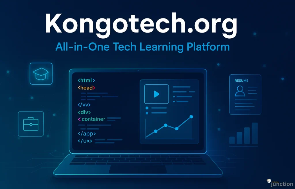 Kongotech.org all-in-one digital learning platform with coding, career tools, and tech education dashboard