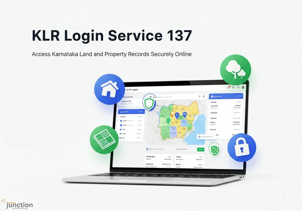 Secure digital access to Karnataka land and property records using KLR Login Service 137 portal