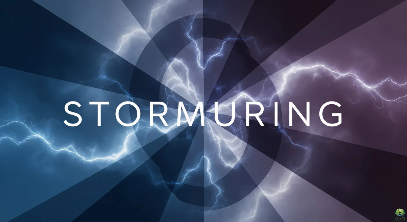 Stormuring SEO Strategy - A visual representation of content, keywords, social media, and user experience elements blending together for long-term website growth.