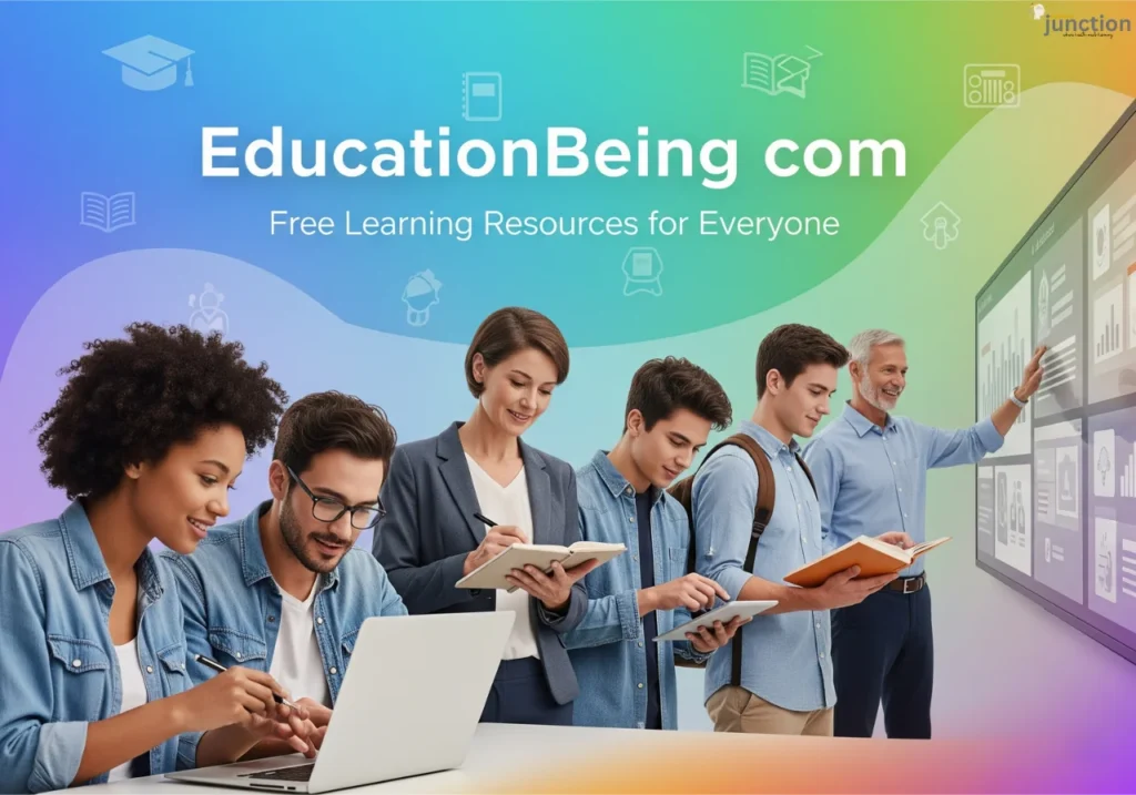 EducationBeing com – Free inclusive learning platform with students, teachers, and professionals using digital tools and books