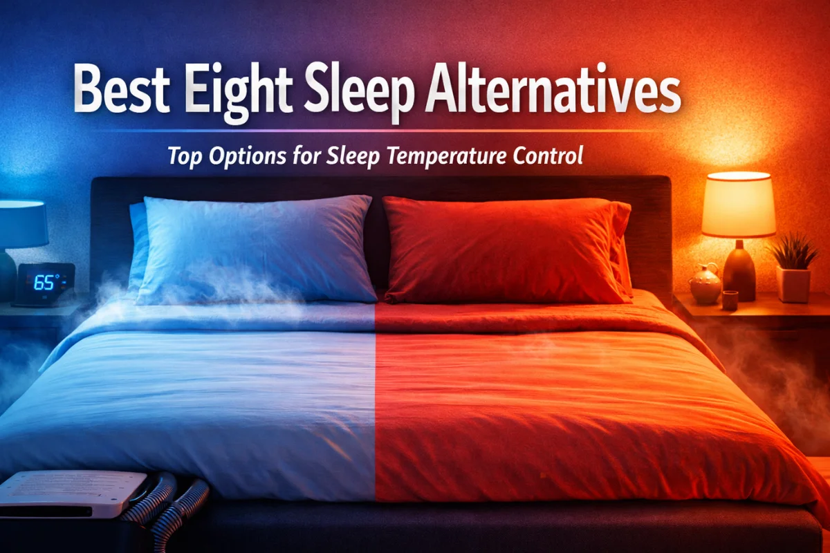 Sleep temperature control bed showing best Eight Sleep alternatives