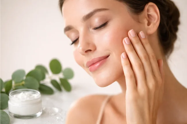 Healthy calm skin representing skin barrier repair and long-term skincare health