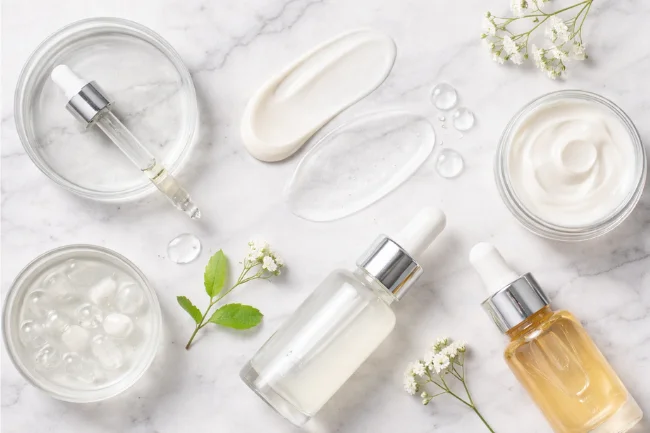 Misumi Skincare Reviews image showing minimalist skincare ingredients, serum textures, and gentle formulations