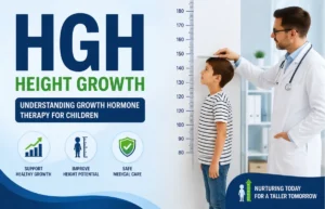 HGH Height Growth child height measurement doctor clinic pediatric consultation