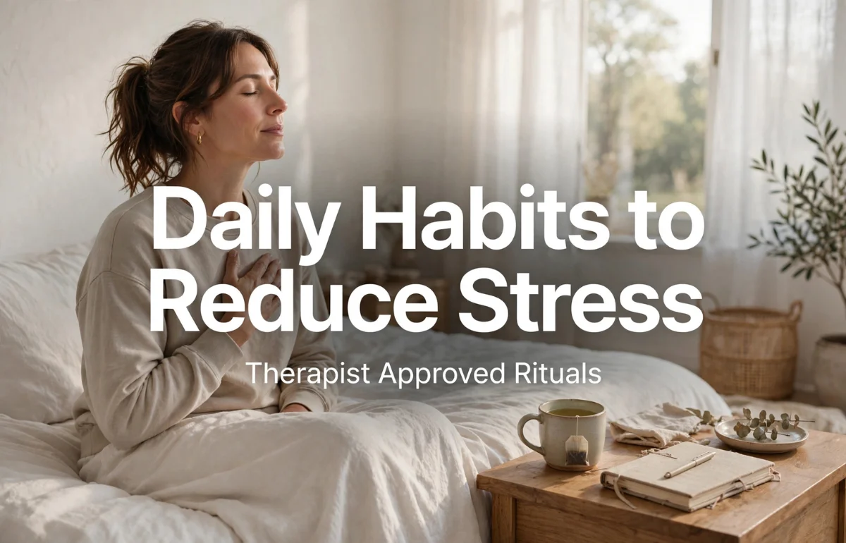 Daily habits to reduce stress morning breathing ritual