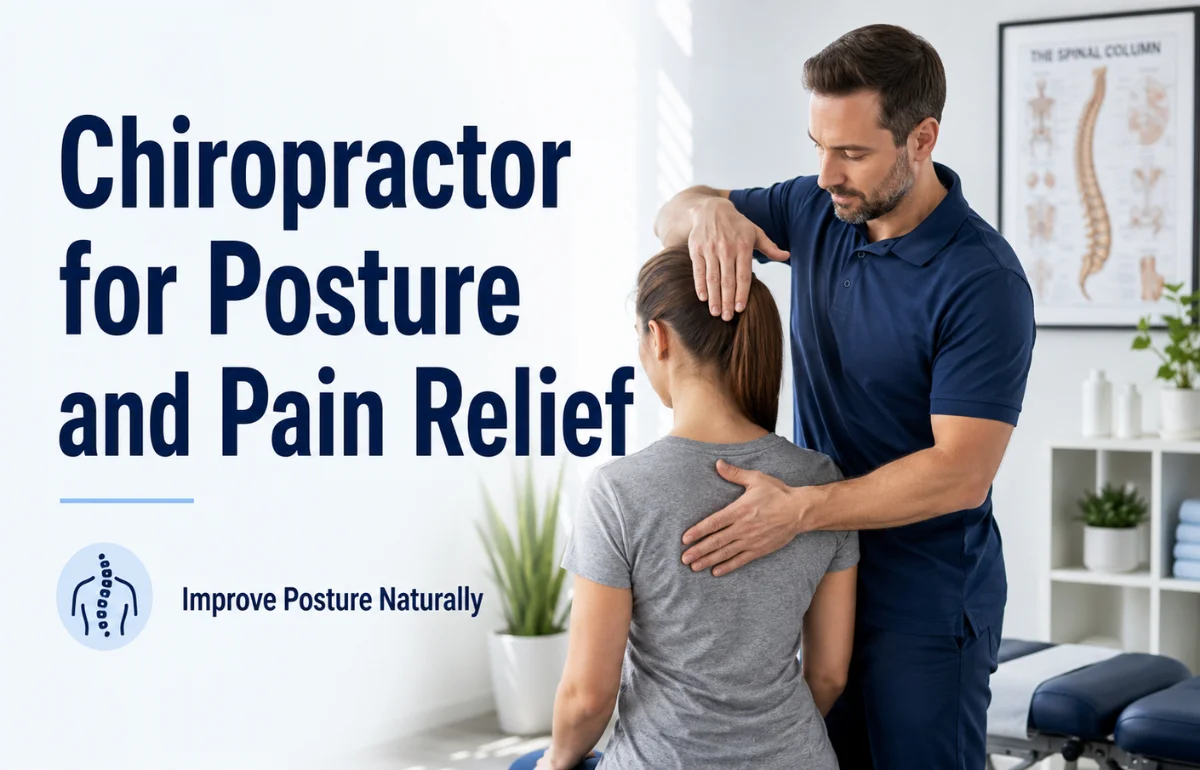 Chiropractor for Posture and Pain Relief adjustment session