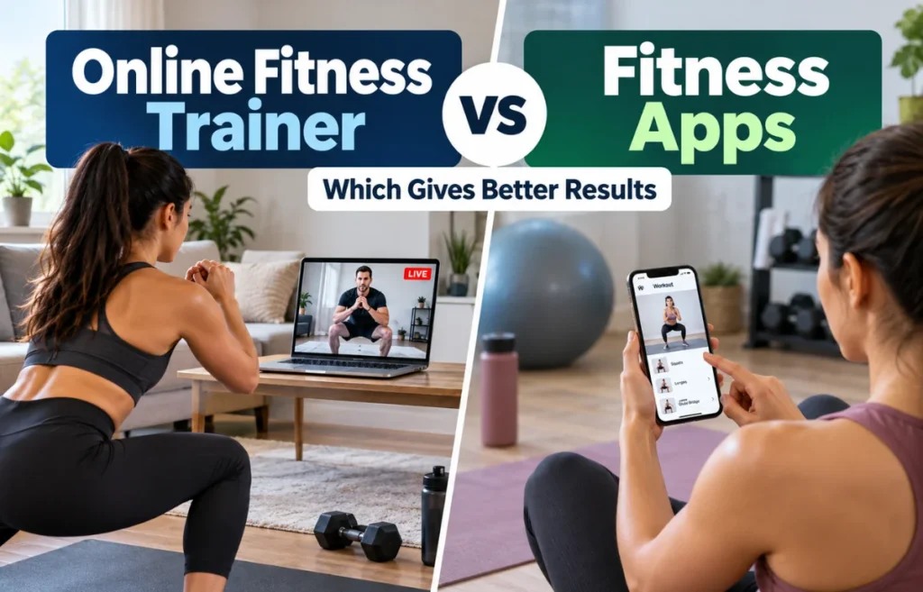 Online Fitness Trainer vs Fitness Apps comparison